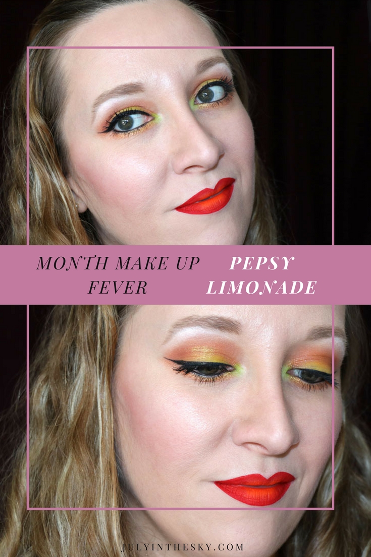 blog beauté maquillage month makeup fever pepsy limonade
