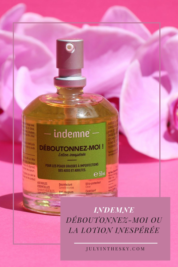 blog beauté déboutonnez-moi lotion inespérée indemne monde bio