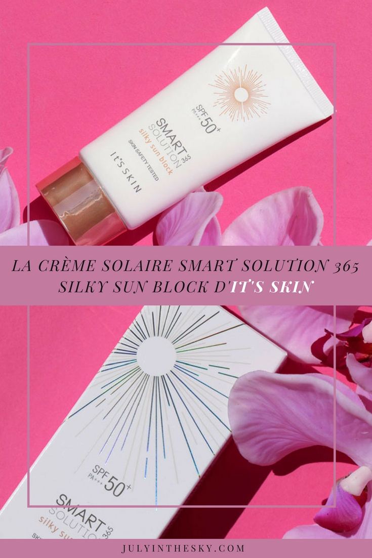 blog beauté crème solaire Smart Solution 365 Silky Sun Block It's Skin