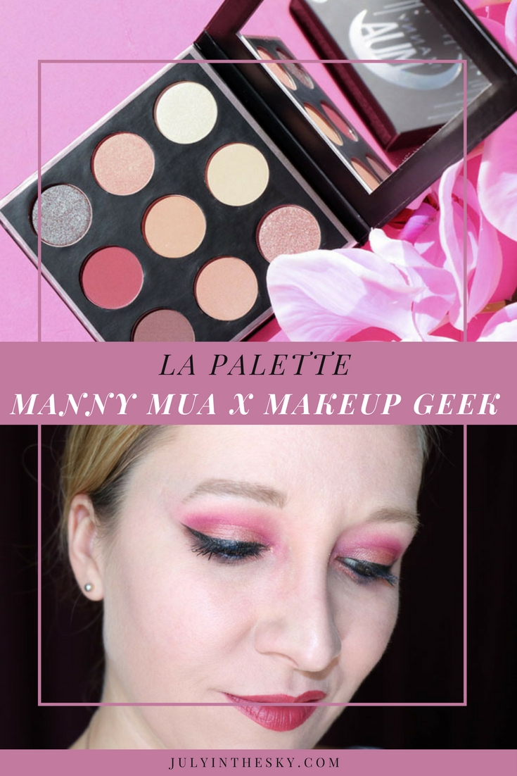 blog beauté makeup geek palette manny mua
