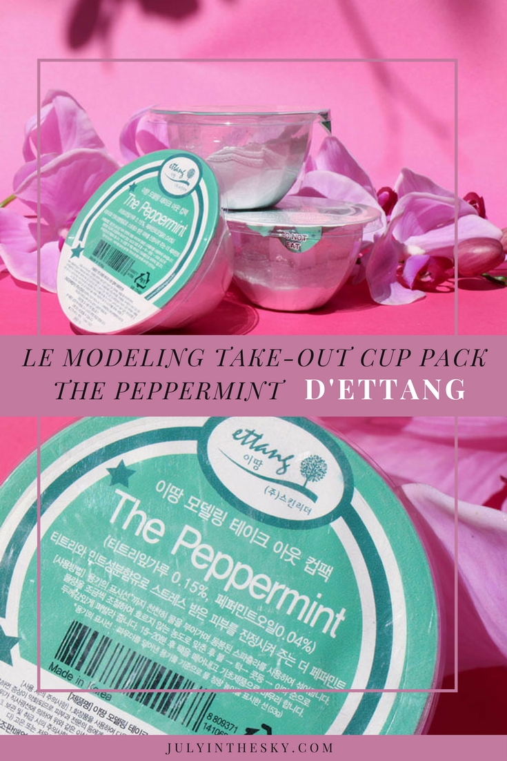 blog beauté Modeling Take-out cup pack The Peppermint Ettang