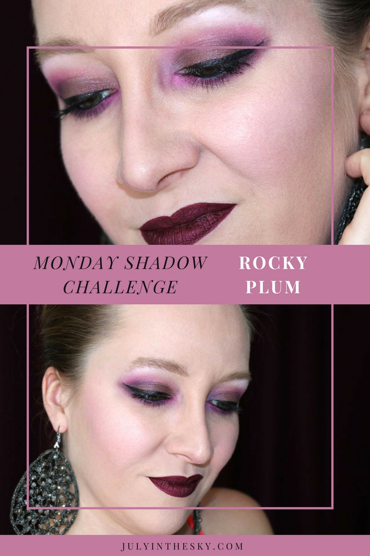 blog beauté maquillage monday shadow challenge rocky plum