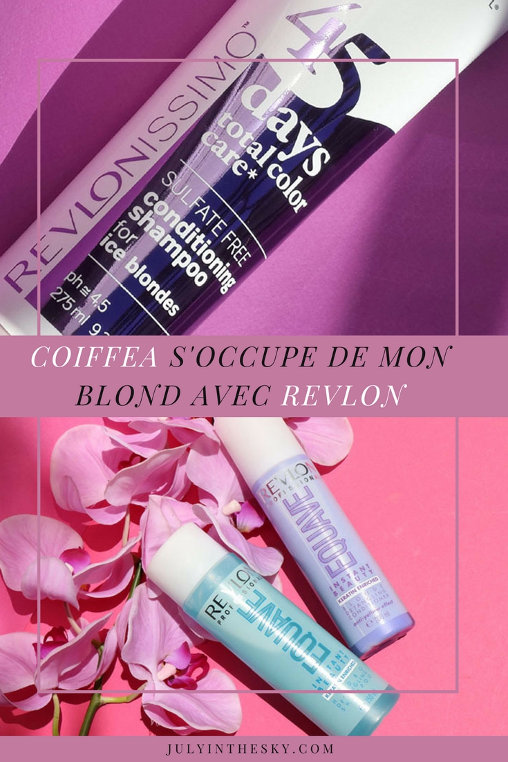 blog beauté cheveux blonds coiffea revlon 45 days 2en1 total colour care duo instant beauty equave