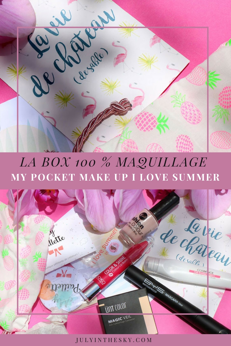 blog beauté box maquillage my pocket make up i love summer avis