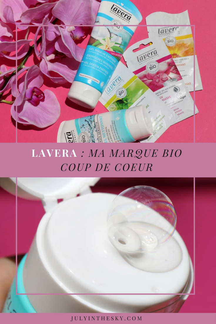 blog beauté lavera bio gel douche exotique gel nettoyant mauve mélisse masque