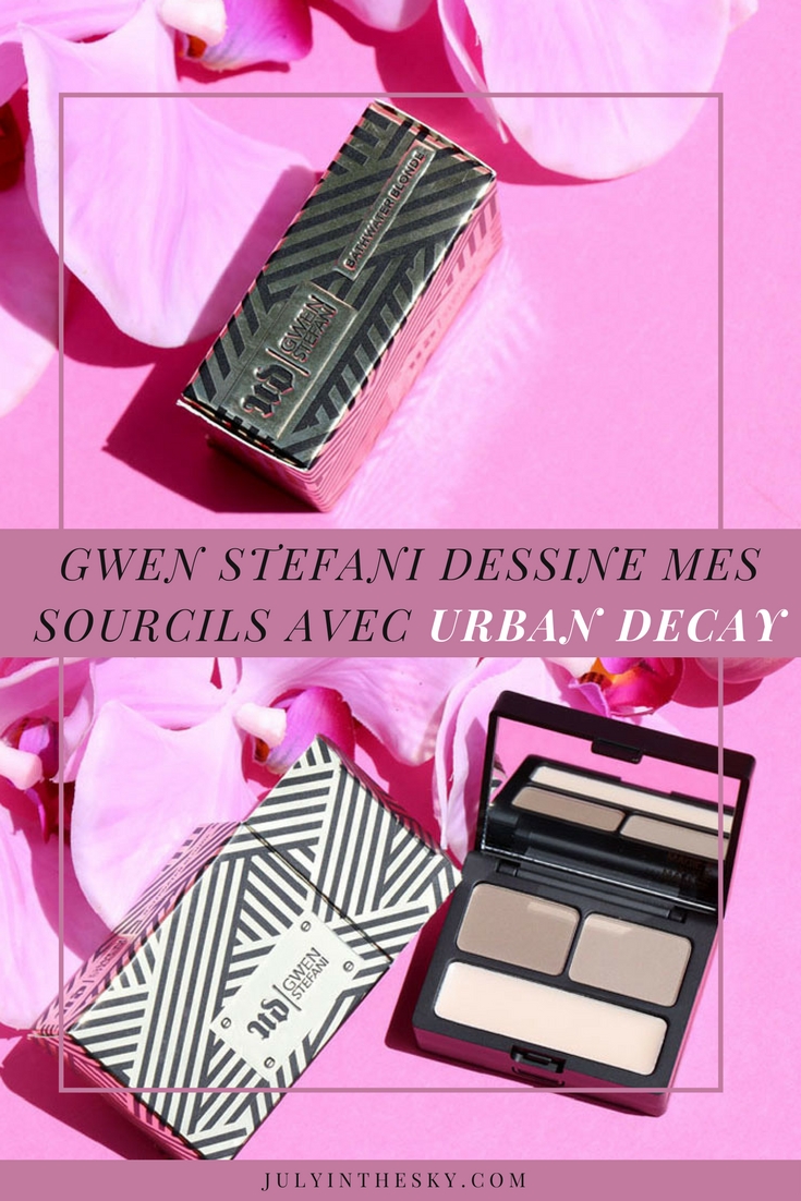 blog beauté brow box urban decay gwen stefani bathwater blonde