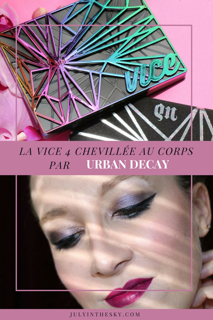 blog beauté palette vice 4 urban decay avis swatch