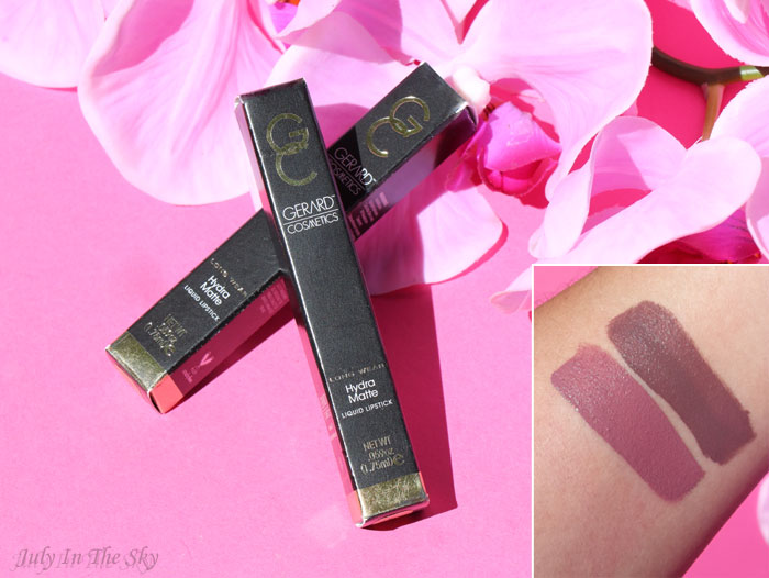 blog beauté hydra matte liquid lipstick gerard cosmetics gravity ecstasy swatch