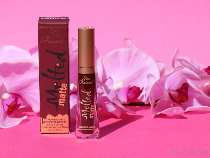 blog beauté avis melted matte too faced drop dead red