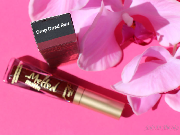 blog beauté avis melted matte too faced drop dead red