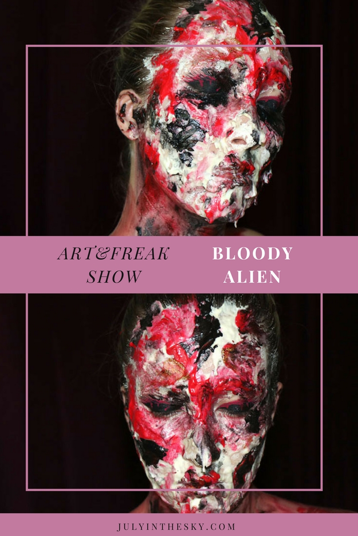 blog beauté art&freak show bloody alien maquillage artistique sfx