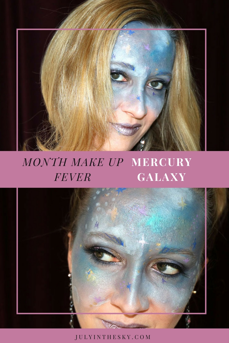blog beauté month make up fever galaxie mercury galaxy make-up artistique