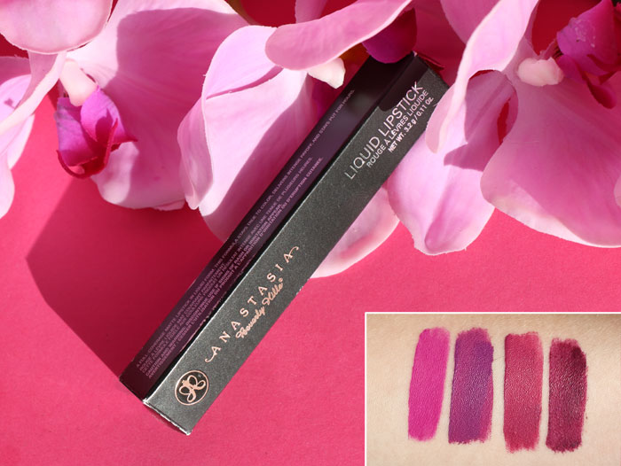 blog beauté anastasia beverly hills liquid lipstick avis swatch