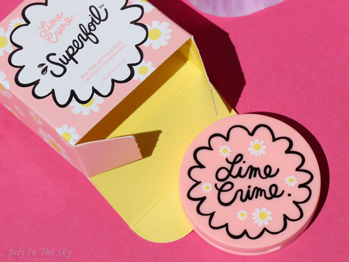 blog beauté lime crime swatch superfoil barbarella electric avis