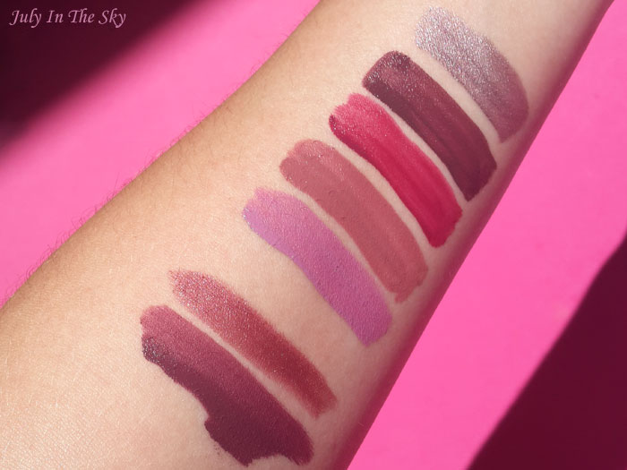 blog beauté lime crime velvetines matte metallic swatch