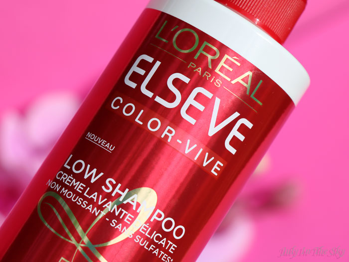 blog beauté low shampoo elsève color vive l'oréal avis