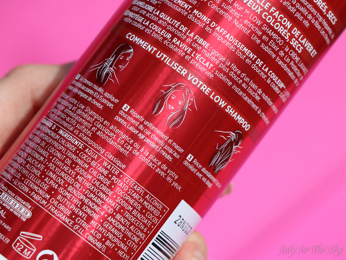 blog beauté low shampoo elsève color vive l'oréal avis