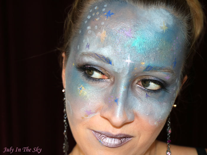 blog beauté monthe make up fever galaxie mercury galaxy make-up artistique