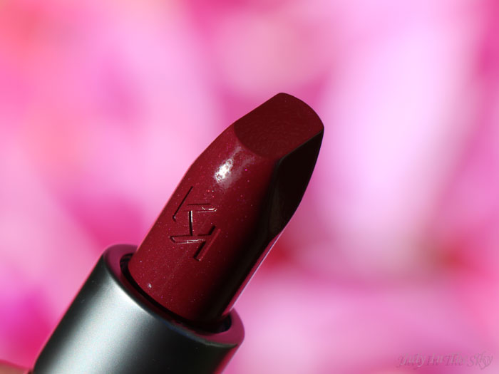 blog beauté kiko velvet passion matte lipstick burgundy
