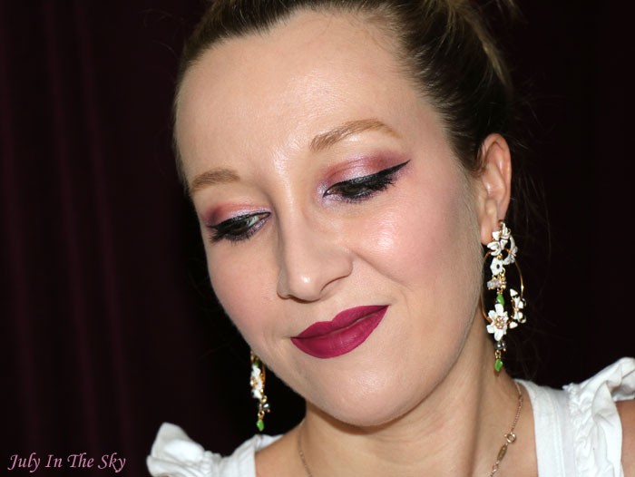 blog beauté lime crime velvetines matte metallic beet it