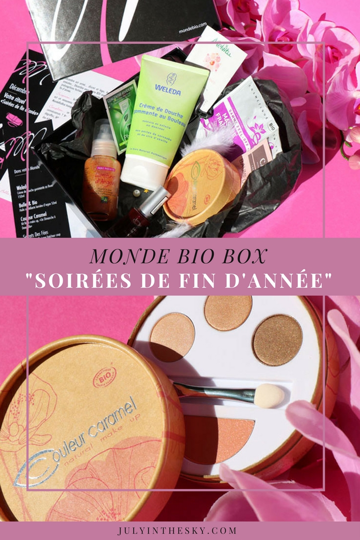 blog beauté monde bio box soirées de fin d'année