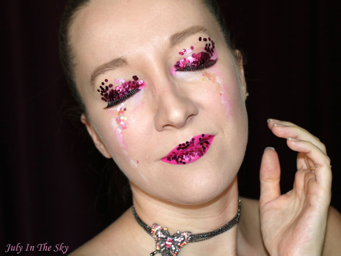 blog beauté happy new year make-up fêtes paillettes glitter