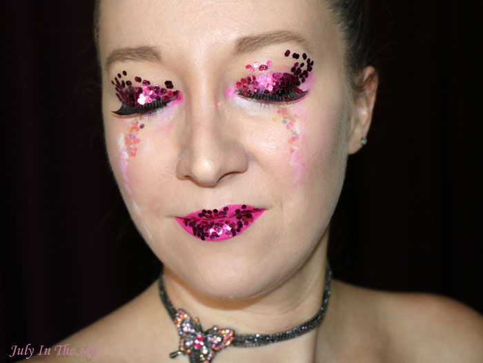 blog beauté happy new year make-up fêtes paillettes glitter