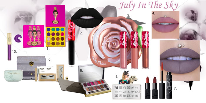 blog beauté wishlist hiver juvias lime crime jeffree star nars moyou urban decay house of lashes