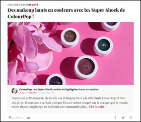 blog beauté sélection une presse subleem hellocoton inspilia focus beauté