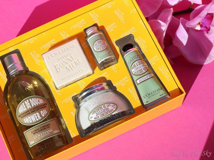 blog beauté l'occitane coffret amande gourmande