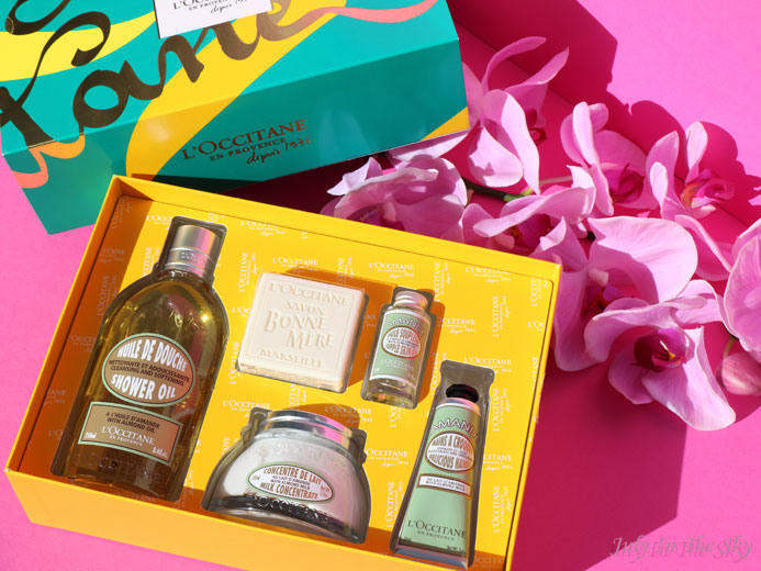 blog beauté l'occitane coffret amande gourmande