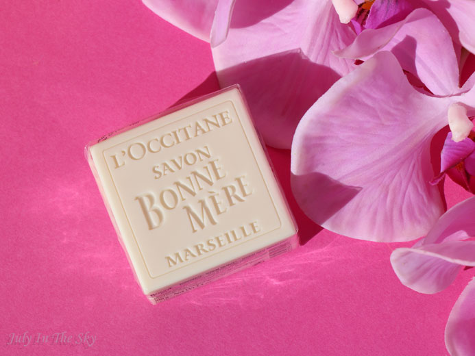 blog beauté l'occitane coffret amande gourmande savon bonne mère