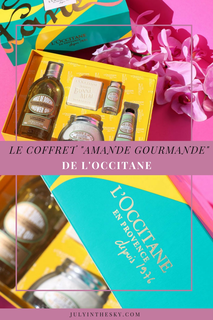 blog beauté l'occitane coffret amande gourmande
