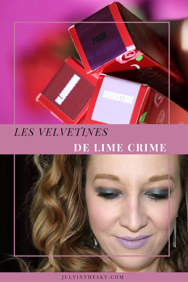 blog beauté lime crime velvetines posh moonstone bloodmoon swatch