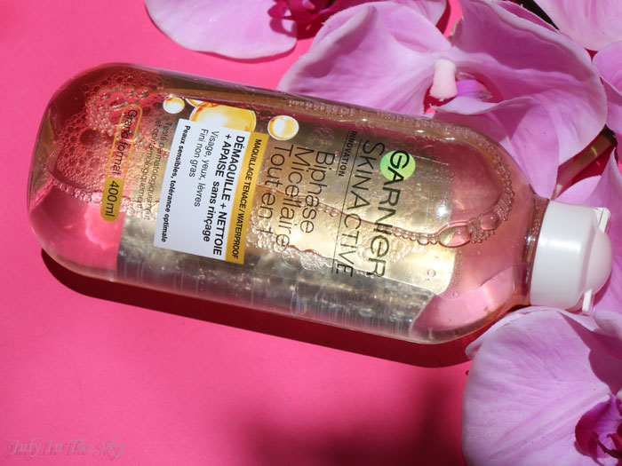 blog beauté biphasé micellaire tout en 1 garnier avis