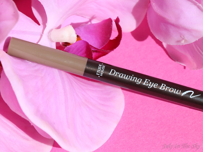 blog beauté drawing eye brow etude house light brown