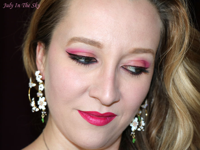 blog beauté liner glam rock extreme color eyes too cool for school swatch burgundy