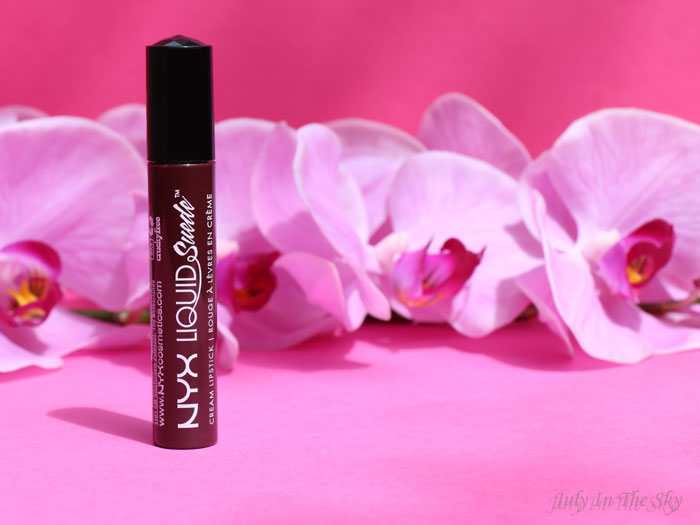 blog beauté nyx liquid suede vintage nyx avis swatch