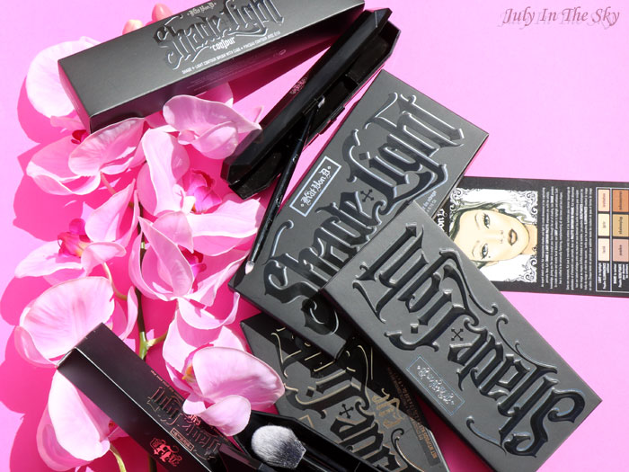 blog beauté kat von d shade + light contour palette brush