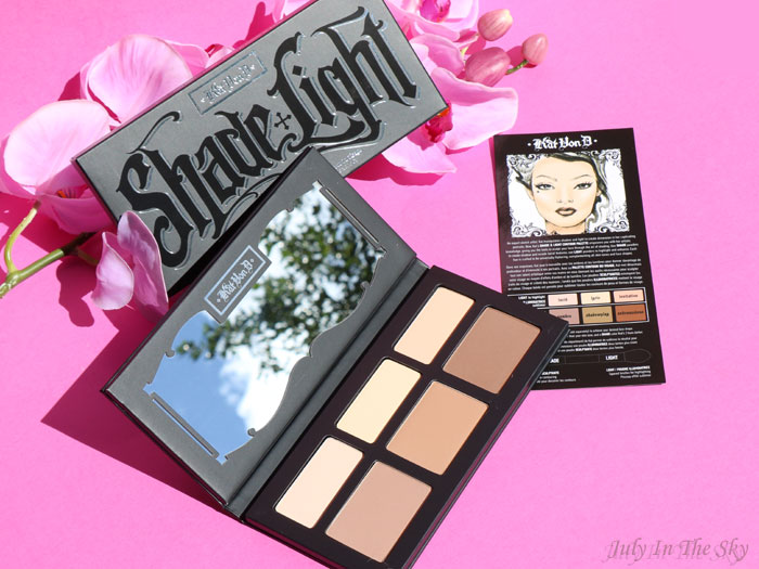 blog beauté kat von d shade + light contour palette