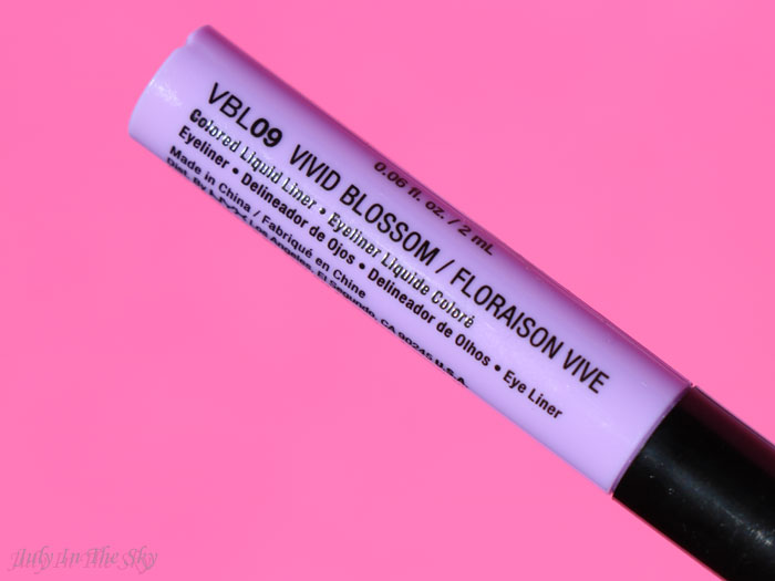 blog beauté nyx vivid brights liner blossom