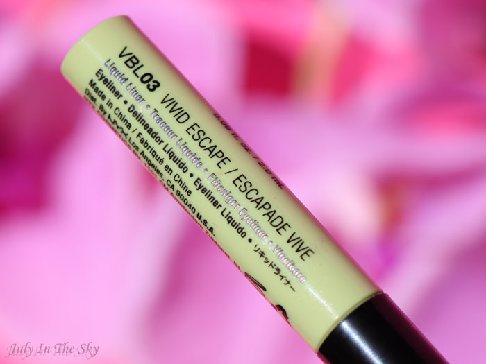 blog beauté nyx vivid brights liner escape