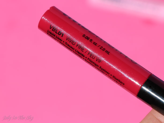 blog beauté nyx vivid brights liner fire