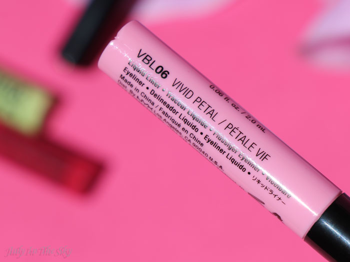 blog beauté nyx vivid brights liner petal