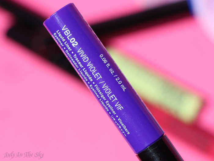 blog beauté nyx vivid brights liner violet