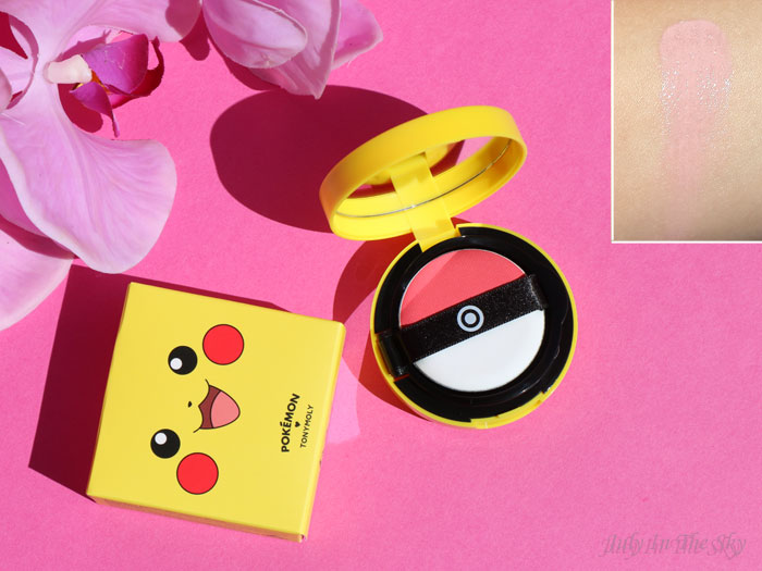 blog beauté tonymoly pokemon pikachu cushion blusher