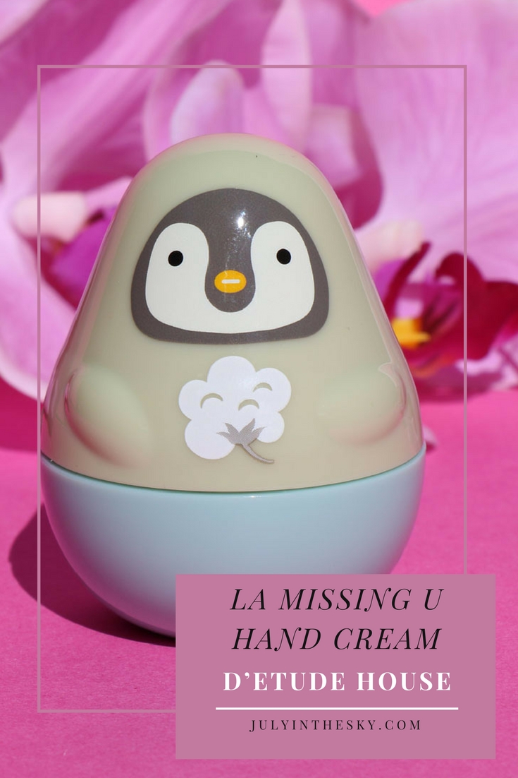 blog beauté etude house missing u hand cream