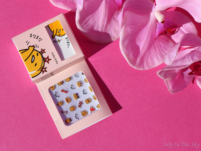 blog beauté Lazy & Joy Party Up Nail Kit Holika Holika x Gudetama