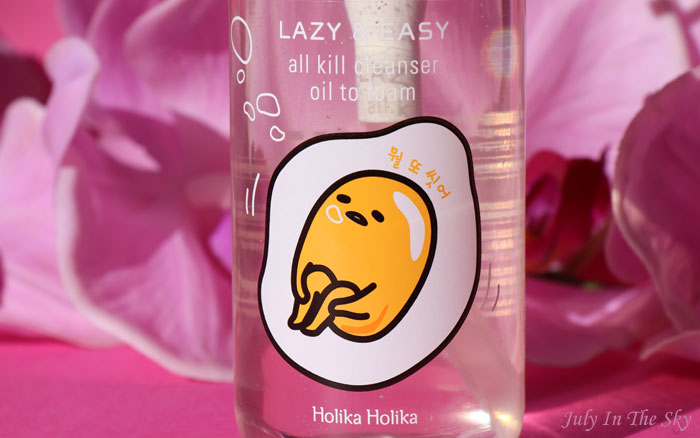 blog beauté holika holika lazy easy all kill cleanser oil to foam gudetama