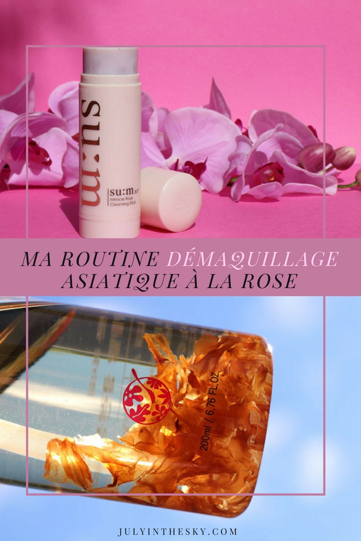 blog beauté miracle rose cleansing stick su:m37 kbeauty recipe clarange démaquillage routine